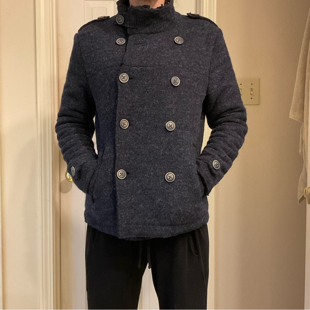 Zara Knitwear Jacket, Youth Size 13 - 14, Double Breasted, Decorative Buttons - Picture 4 of 14